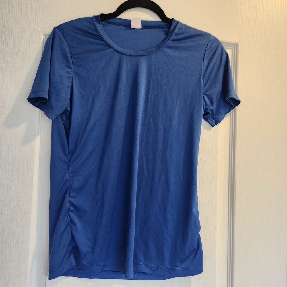 Sport-Tek Women's Blue Tek Shirt Size  M EUC